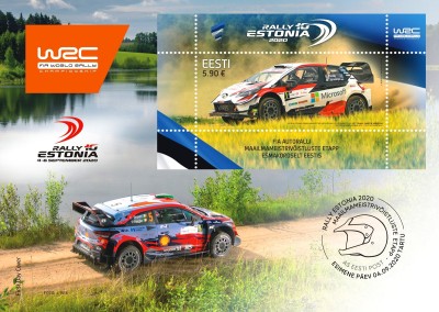 WRC Rally Estonia puhul annab Eesti Post v&auml;lja ralliteemalise postmargi